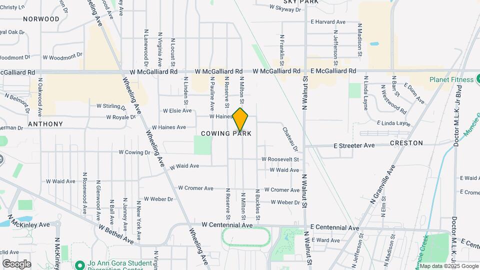 2601 N Milton St Map and Location Details