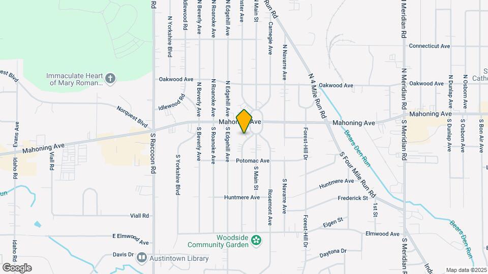 AUSTINTOWN BRICK 4-PLEX Map and Location Details