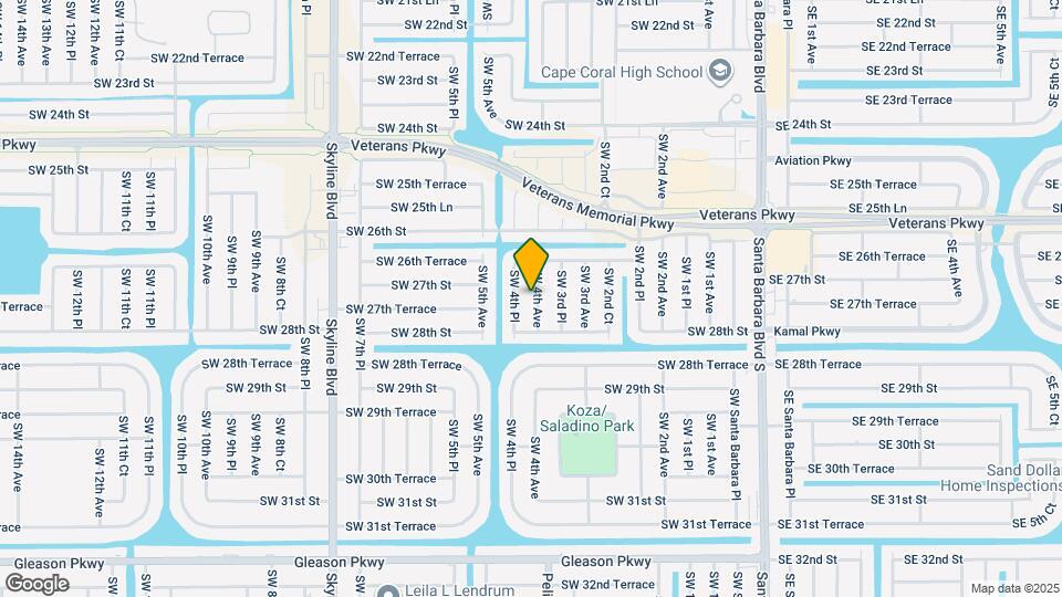 2710 SW 4th Ave Map and Location Details