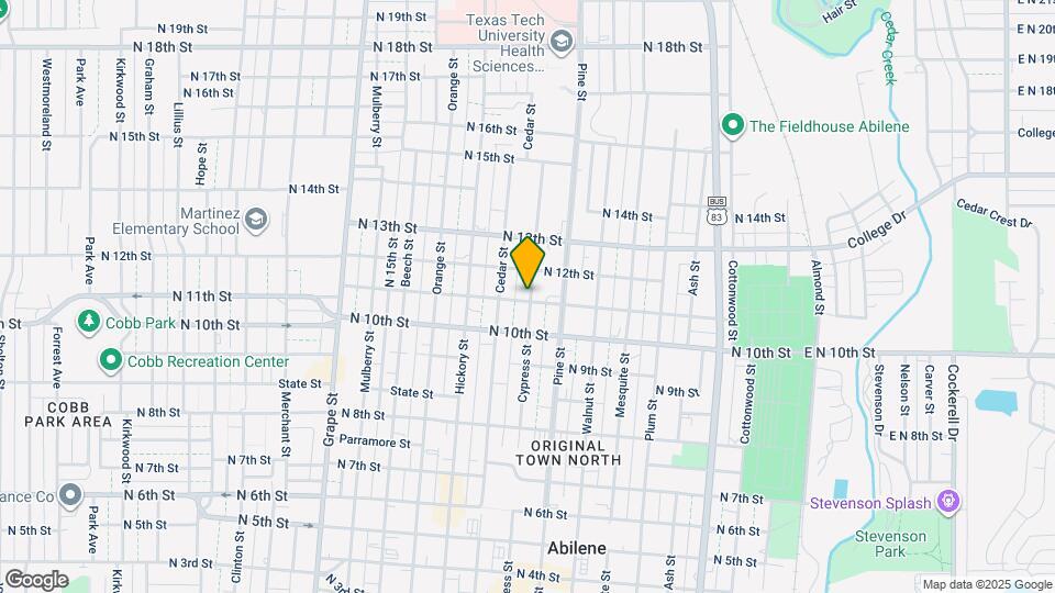 1102 Cypress St Map and Location Details