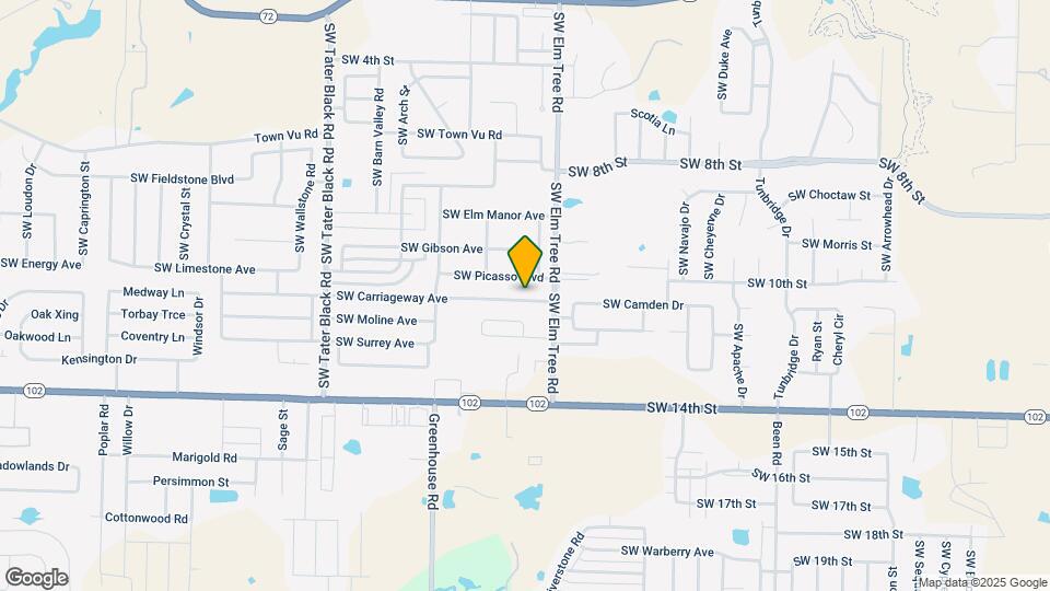 3308 SW Carriageway Ave Map and Location Details