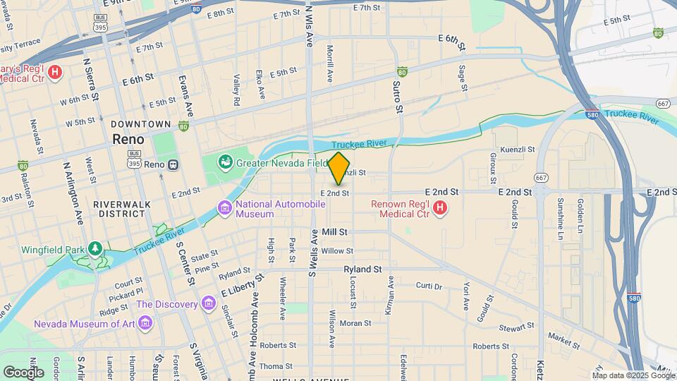 745 E 2nd St Map and Location Details