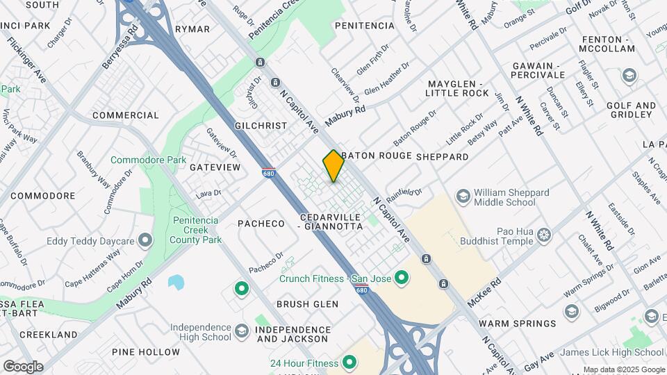 606 Cedarville Ln Map and Location Details