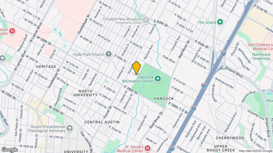 515 E 39th St Map and Location Details
