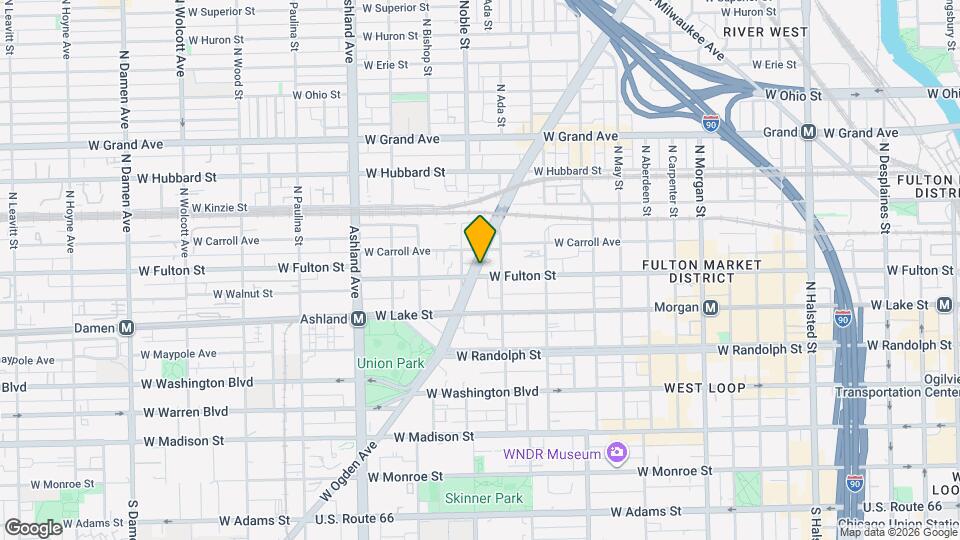 1357 W Fulton St Mapa y Detalles de la Ubicación