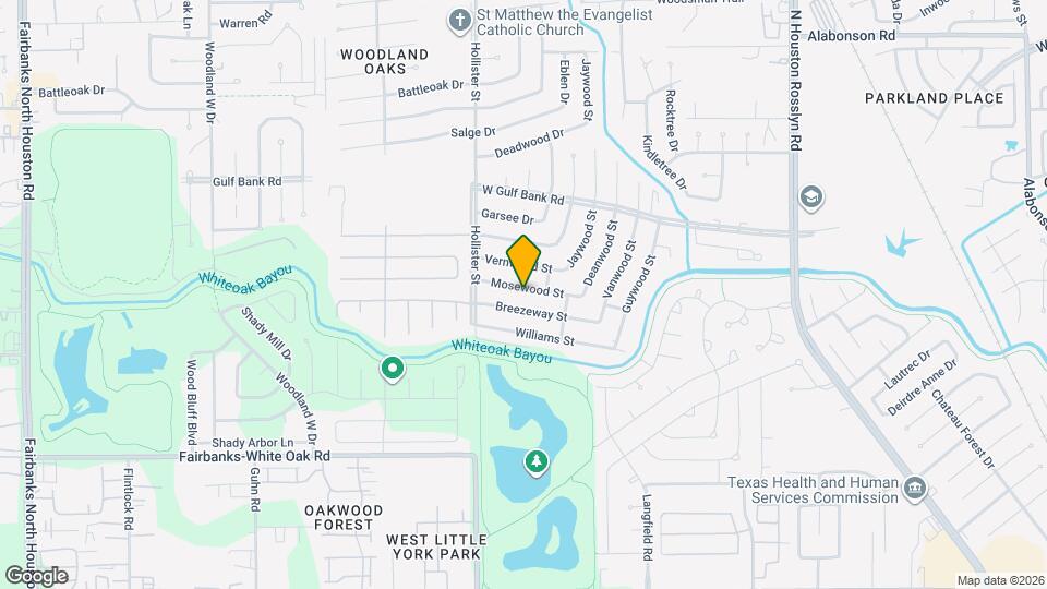 7615 Mosewood St Map and Location Details