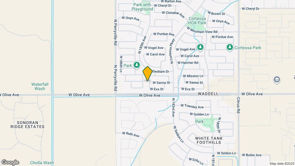 9128 N 184th Ln Map and Location Details