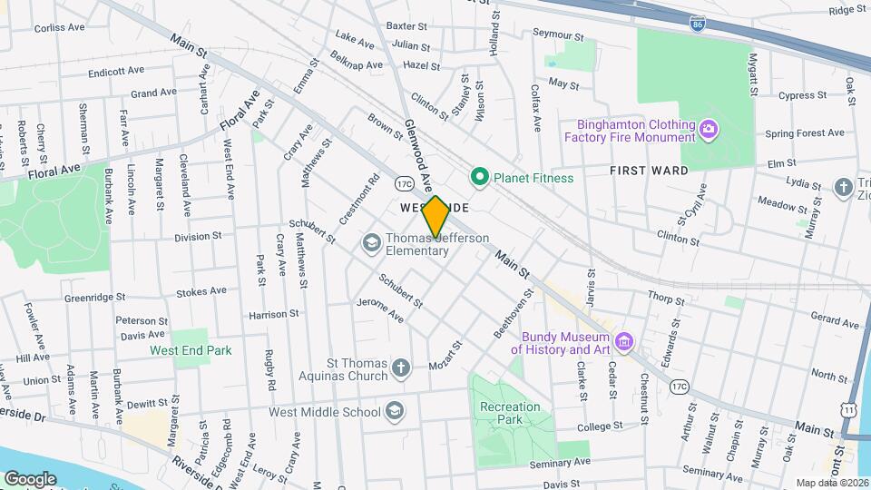 2 Bellevue Ave Map and Location Details