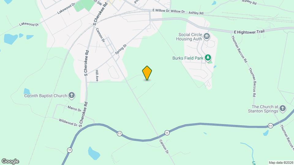 208 Cane Ave Map and Location Details