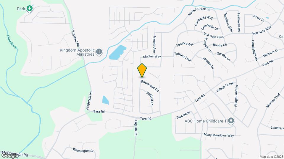 587 Rosewood Cir Map and Location Details