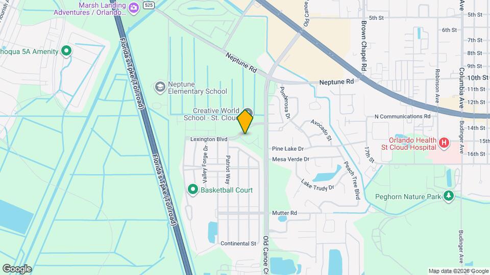 4580 Calvary Wy Map and Location Details