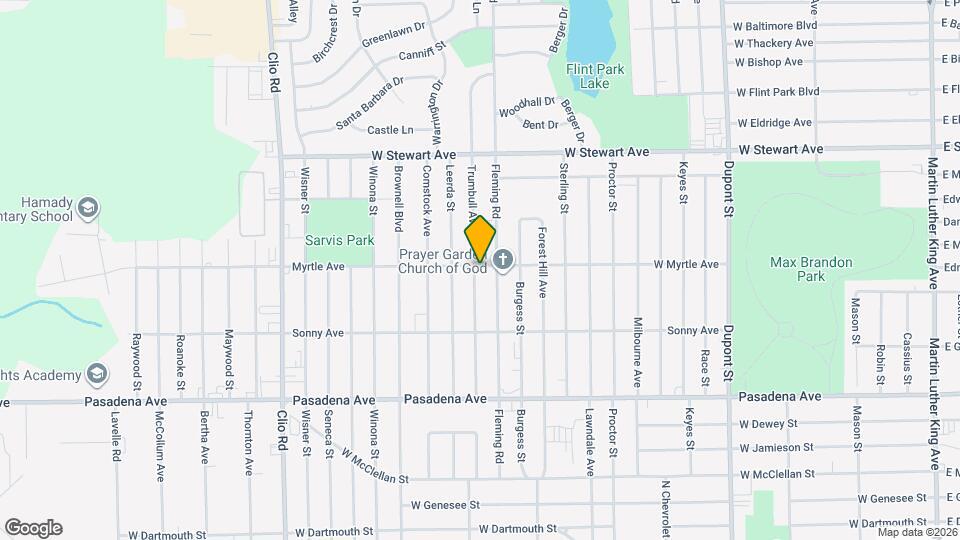 3918 Trumbull Ave Map and Location Details