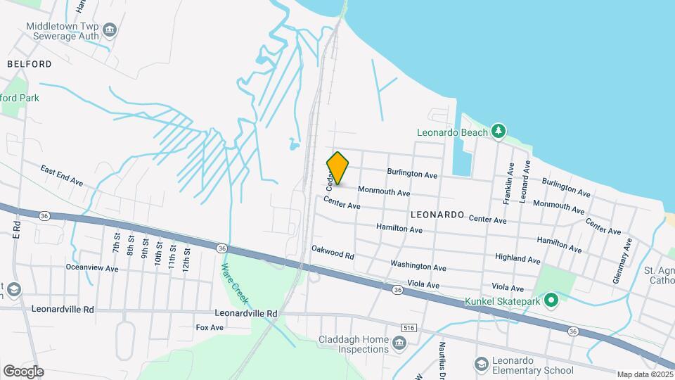 446 Monmouth Ave Map and Location Details