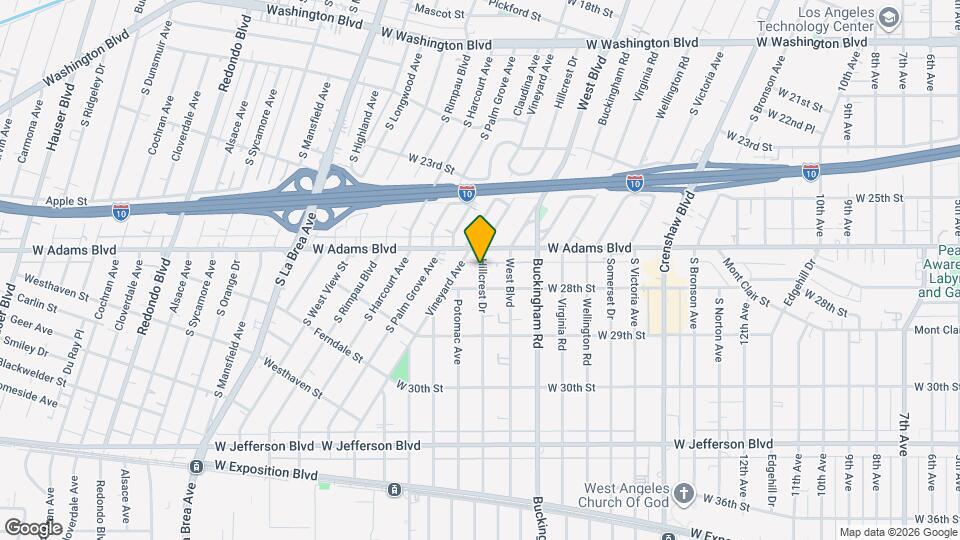 2623 Hillcrest Dr, Unit 2623 Hillcrest Dr Mapa y Detalles de la Ubicación