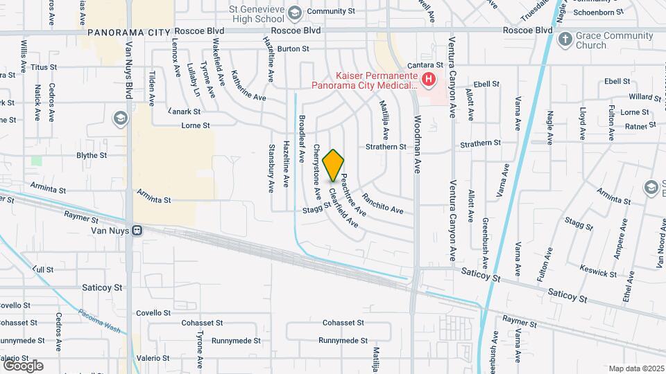 7864 Clearfield Ave Map and Location Details
