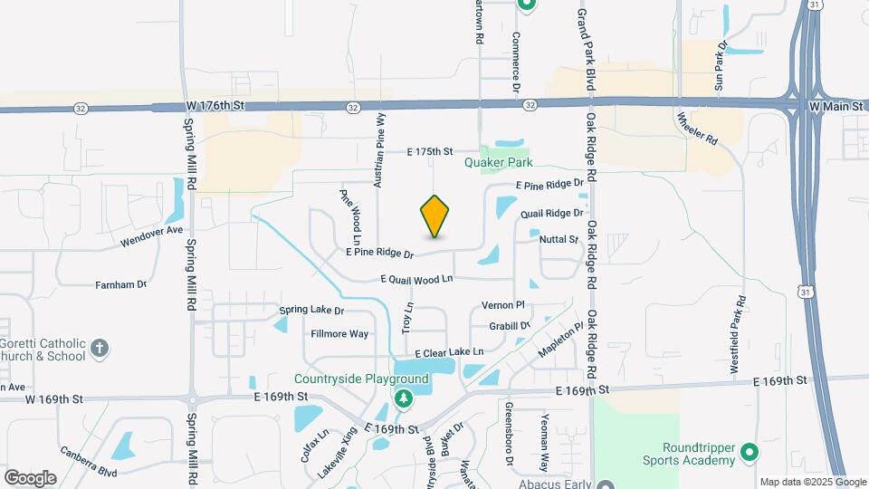 304 E Pine Ridge Dr Map and Location Details