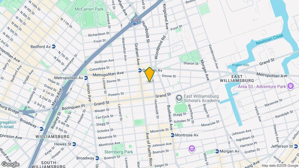 276 Ainslie St Map and Location Details