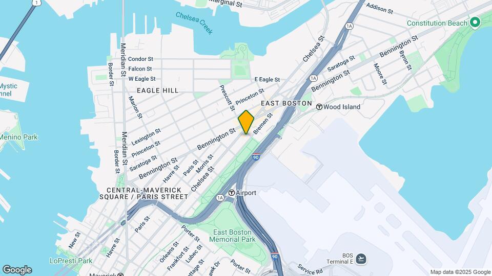 350 Bremen St, Unit 505 Map and Location Details