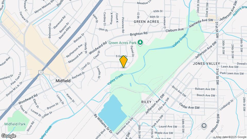 1129 Daniel Dr Map and Location Details