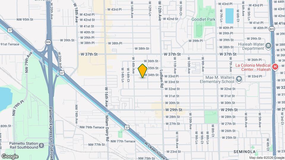 1331 W 33rd St Mapa y Detalles de la Ubicación