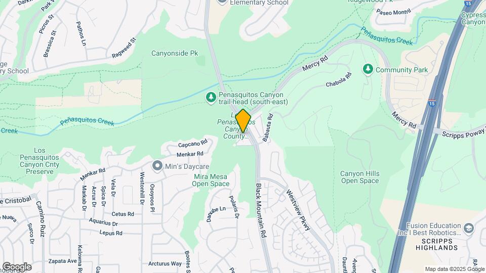 11970 Black Mountain Rd Map and Location Details