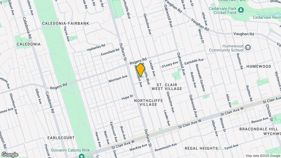34 Rosecliffe Ave Map and Location Details