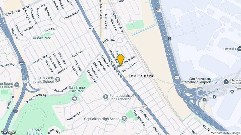 126-136 San Felipe Ave Map and Location Details