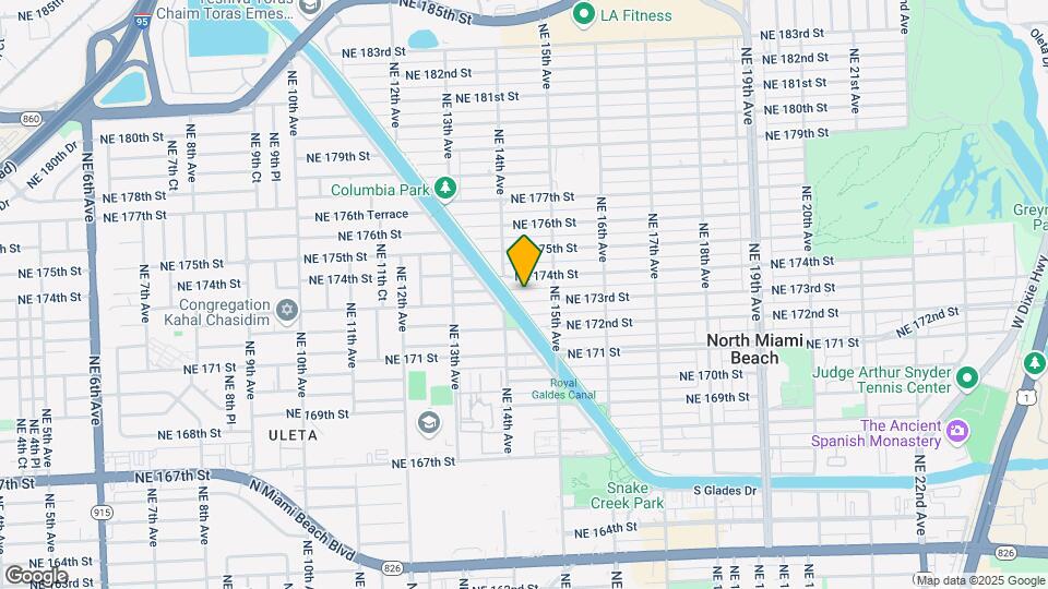 1435 NE 173rd St Map and Location Details