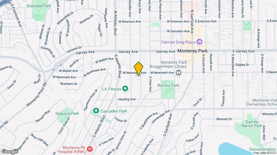 315 S Moore Ave Map and Location Details