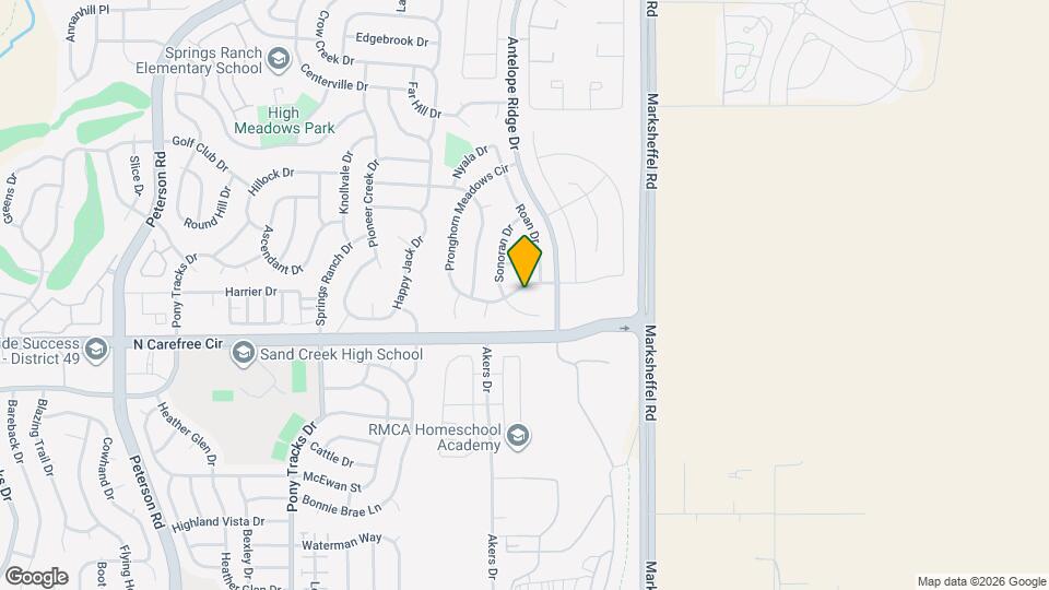 3666 Pronghorn Meadows Cir Map and Location Details