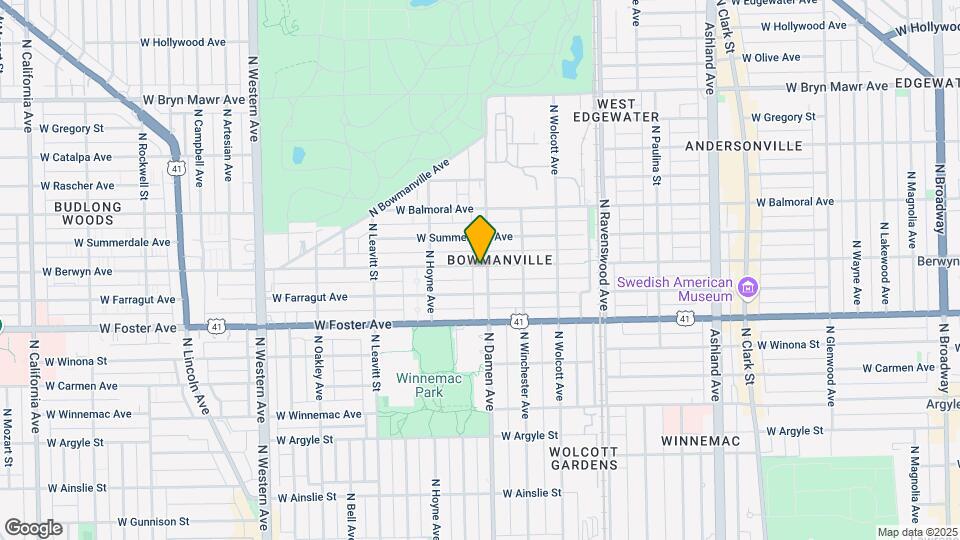 5254-5258 N Damen Ave Map and Location Details