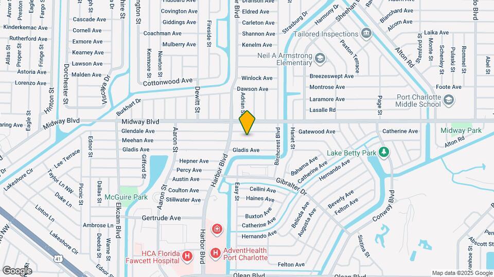 21458 Meehan Ave Map and Location Details