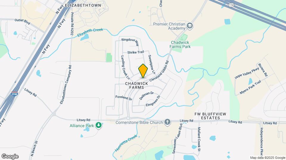 15572 Yarberry Dr Map and Location Details