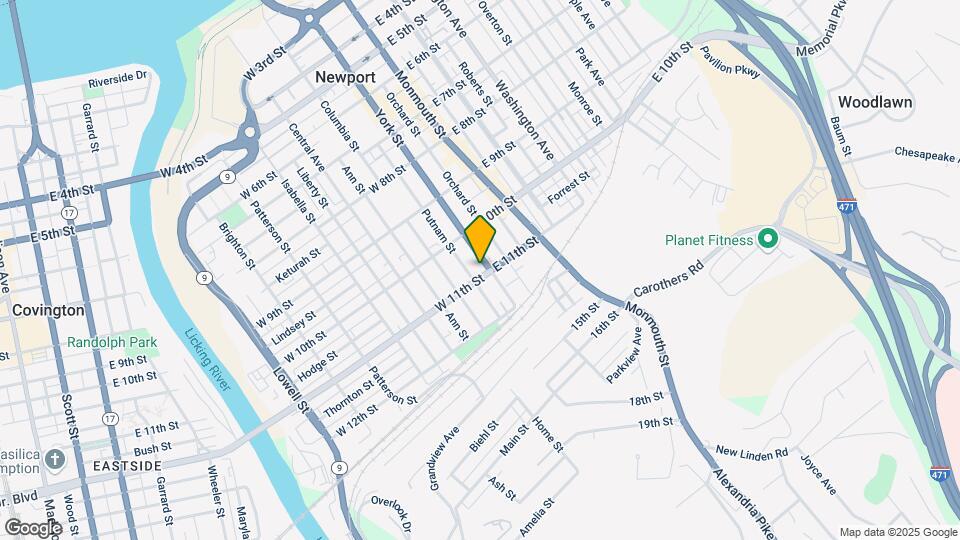 1044 York St Mapa y Detalles de la Ubicación