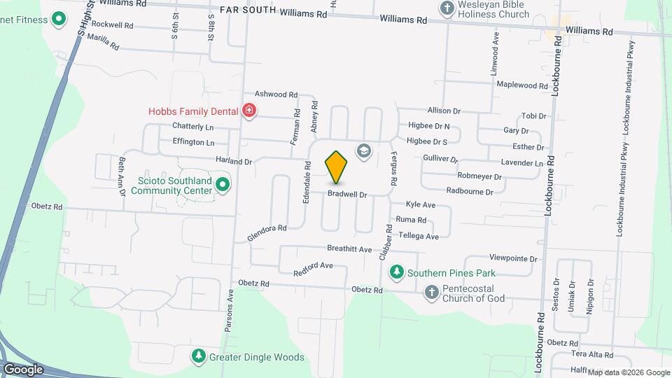 732 Bradwell Dr Map and Location Details