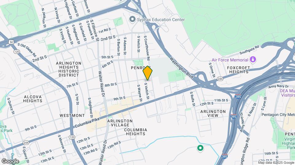 809 S Veitch St Mapa y Detalles de la Ubicación