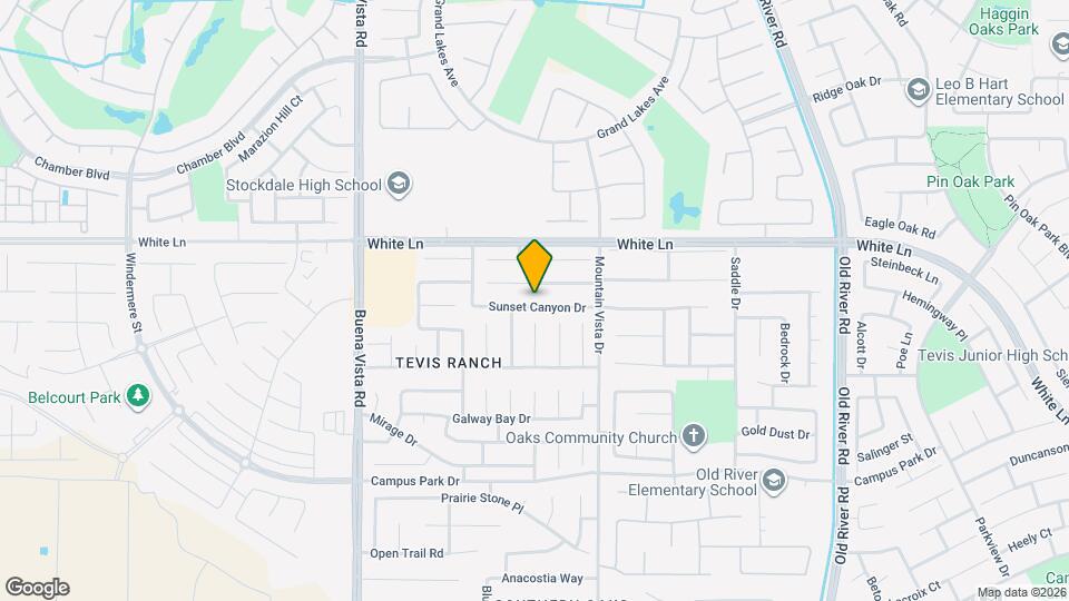 10704 Sunset Canyon Dr Map and Location Details