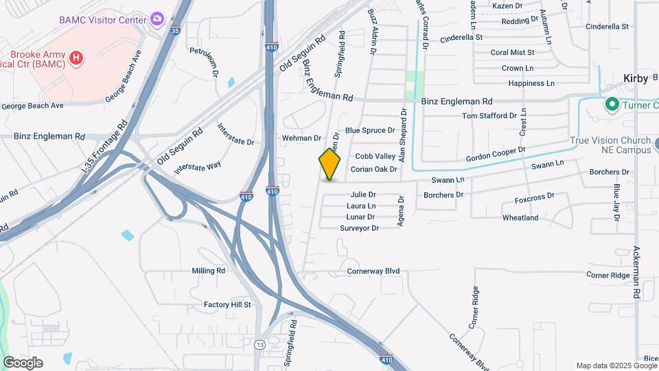 4616 Swann Ln Map and Location Details