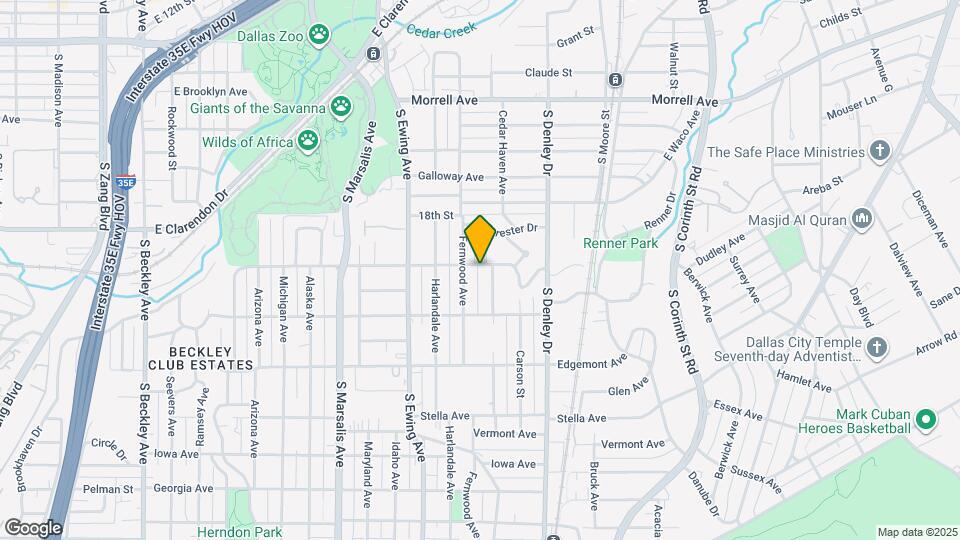 1016 Winters St Map and Location Details