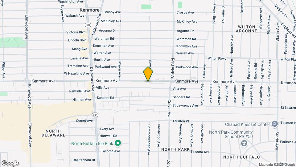 1192 Kenmore Ave Map and Location Details