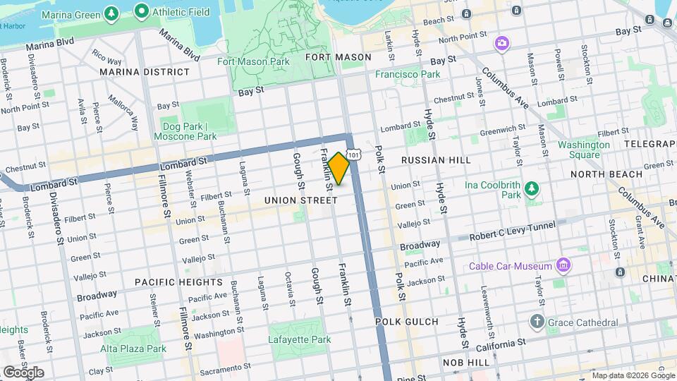 1568 Union St Mapa y Detalles de la Ubicación