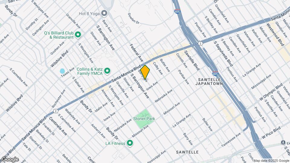 1617 Barry Ave Map and Location Details