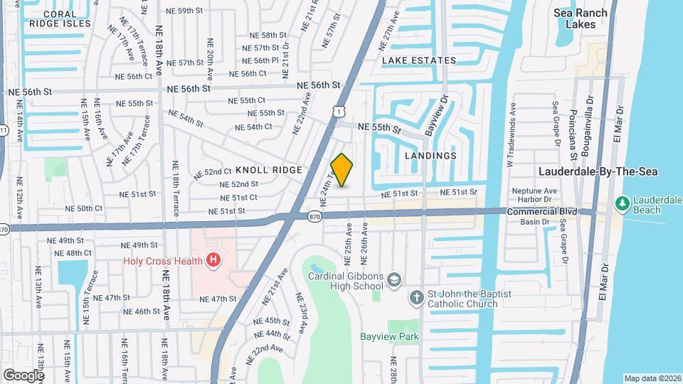 2453 NE 51st St Map and Location Details