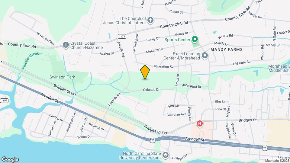 Arbors at Morehead City Mapa y Detalles de la Ubicación
