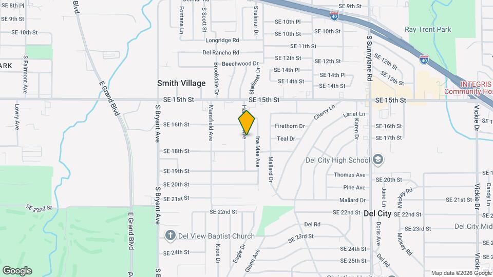 1800 Hampton Rd Map and Location Details