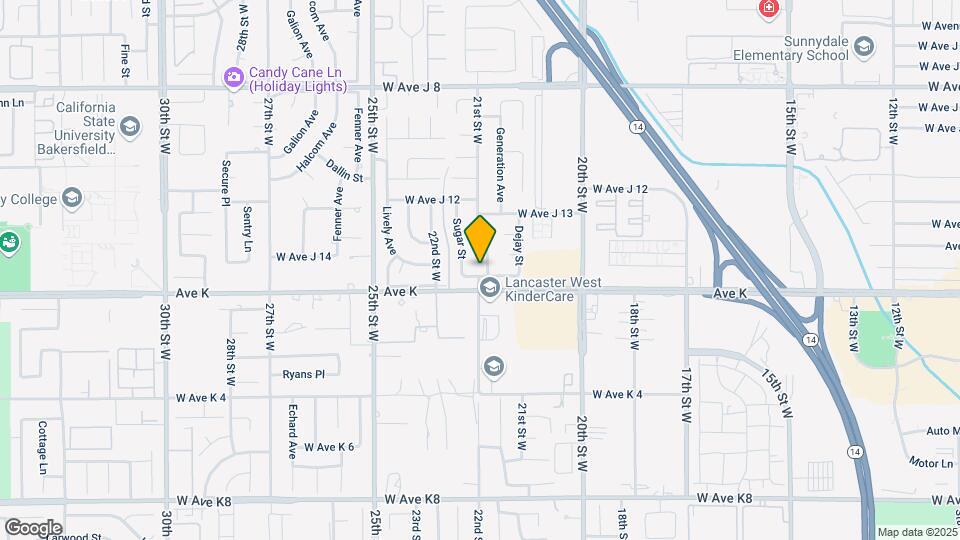 43621 21st St W Map and Location Details