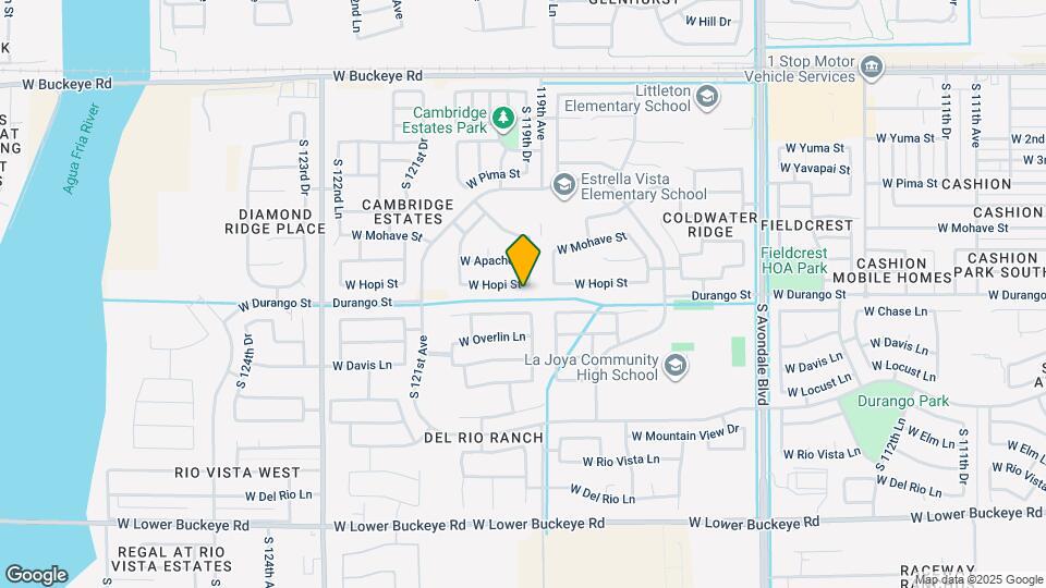 11955 W Hopi St Map and Location Details