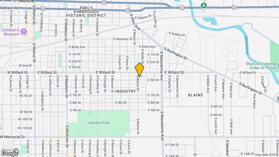 1400 E 5th St Mapa y Detalles de la Ubicación