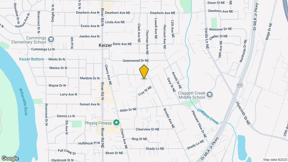 1291 Leo St NE Mapa y Detalles de la Ubicación