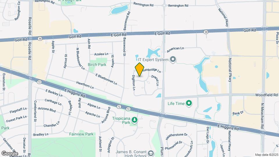 612 Newbury Ln Map and Location Details